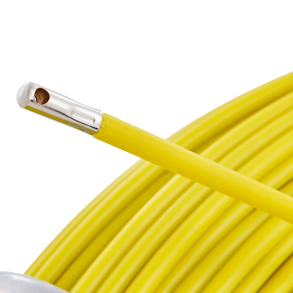 VEVOR Rodder - Cable de fibra de vidrio (130 m, 4,5 T, 6 mm, radio de curvatura, fibra de vidrio, con jaula y soporte, 150 g/m)