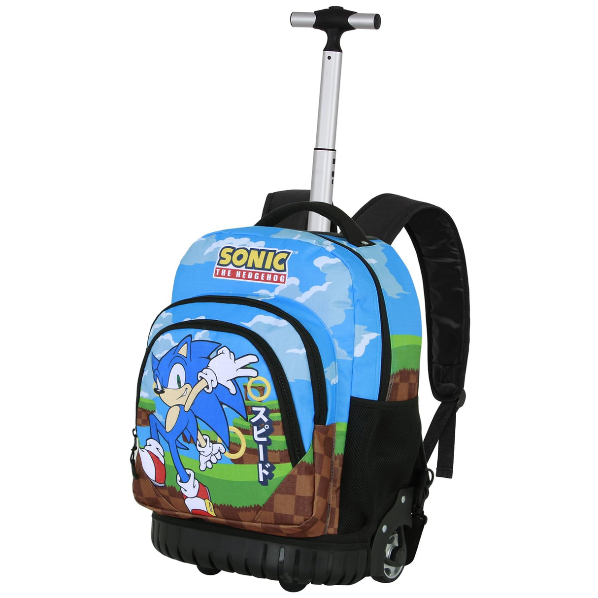Sonic The Hedgehog - SEGA Greenhill-Mochila Trolley GTS FAN, Multicolor, 32 x 47 cm, Capacidad 30 L
