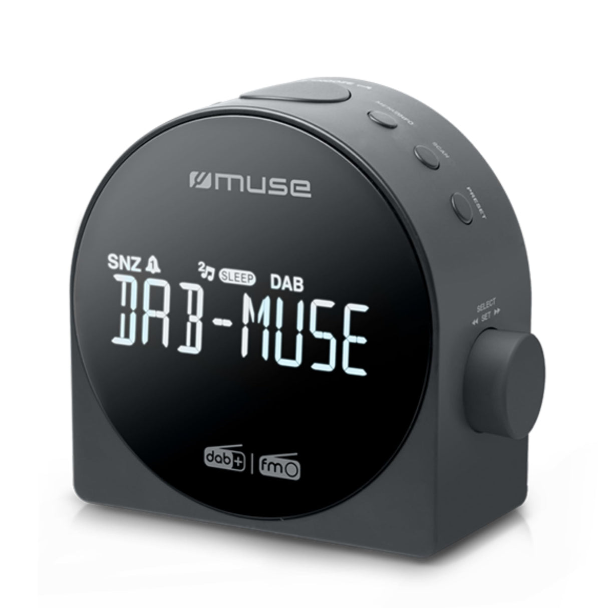 MUSE M-185CDB - Radio Digital para Reloj Dab+, Alarma Dual