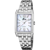 Lotus Reloj Mujer 18985/1 Square Series Caja de Acero Inoxidable 316l Plateado Correa de Acero Inoxidable 316l Plateado
