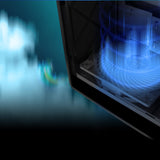 SilverStone Technology Alta G1M, Negro, Torre Micro-ATX con diseño de Efecto apilamiento, 180mm x 1 Air Penetrator Ventilador Incluido, SST-ALG1MB