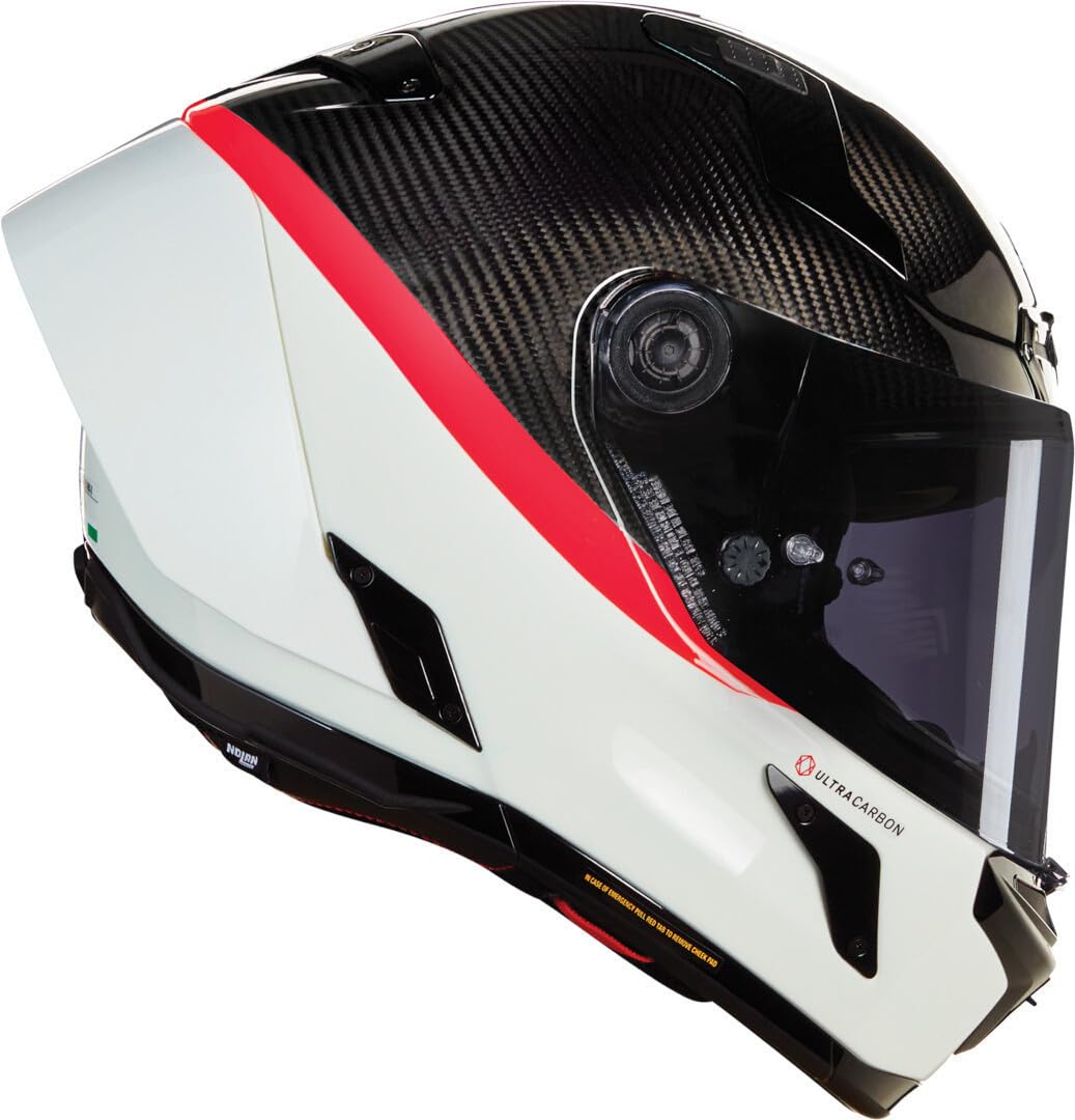 NOLAN Helmet X-804 RS D.O.C. 346 XL, Carbono/Blanco, Carbono/Blanco