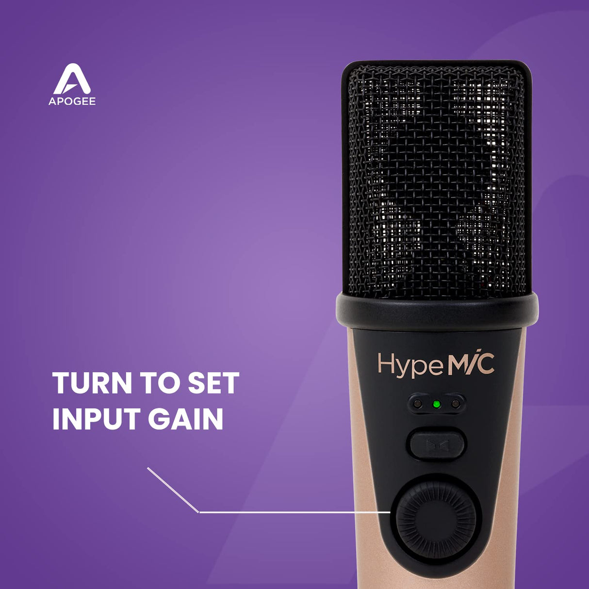 Apogee - HypeMIC - Micrófono de condensador USB