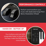 Nektar Controlador de teclado MIDI USB SE49 con integración Nektar DAW