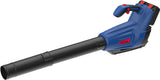 Güde Soplador de Hojas con batería LB 36-302-30 (36 V, Velocidad de soplado 160 km/h, 800 m³/h, botón Turbo, Correa para el Hombro, Tubo de soplado extraíble, Incluye 2 baterías de 18 V de 3,0 Ah y