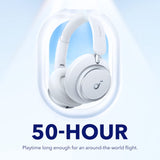 Soundcore Auriculares Inalámbricos Cancelación Ruido Activa Adaptativas by Anker Space Q45, hasta 98% Reducción Ruido, 50 h Reproducción, LDAC Hi-Res Audio Inalámbrico, Control App, Bluetooth 5.3