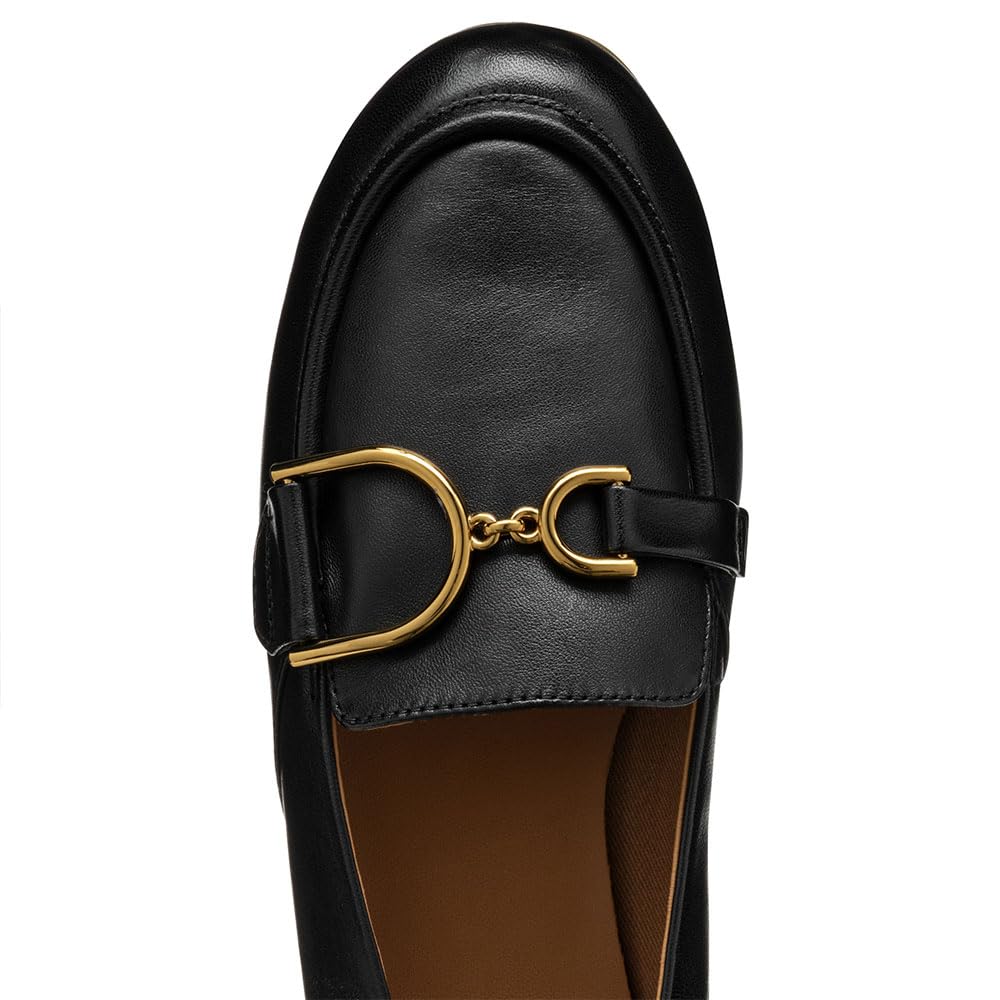 Geox - D Palmaria J, Mocasín Mujer, Black,