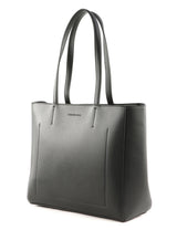 Calvin Klein Bolso Tote Mujer Bolso con cierre de cremallera, negro (Black), talla única, Negro (Black), Talla Única