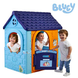FEBER - Bluey Fantasy House, casita Infantil de Juegos con Puerta abatible, para Jugar al Aire Libre o en casa, casa Resistente y de facil Montaje, para niños de 2 a 6 años, Famosa (FEU11000)