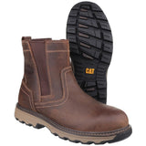 Cat Workwear Pelt 05410 Pelton p720781 alta zapato de seguridad S1P, 41, color marrón