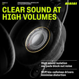 AIAIAI TMA-2 Professional DJ Over Ear Headphones (Talla única, Negro) - Auriculares de estudio con cable - Auriculares con cable de gama alta sobre la oreja