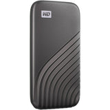 WD My Passport 4TB SSD Externo Portátil, Disco duro externo SSD con velodidad de lectura de hasta 1050 MB/s 1000 MB/s de escritura, Funciona con PC, Xbox y Playstation, Gris espacial