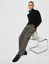 HUGO Lenner_Derb_bo, Derby Hombre, Black, 44 EU