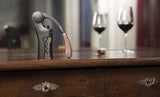 L’ATELIER DU VIN – Oeno Motion Wood & Black – Sacacorchos de palanca vertical - Metal mate y nogal sólido - Color negro
