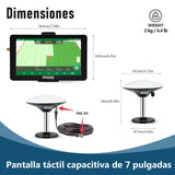 Navegador Agrícola GPS para Tractor de 7 Pulgadas Adecuado para Labranza y Siembra de Actividades Agrícolas Navegador GPS de Posicionamiento Automático