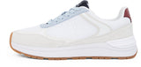 Tommy Hilfiger Runner Sneaker Mujer Casual Fashion Mix Elegante, Blanco (White), 40
