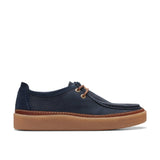 Clarks Clarkwood Moc, Derby Hombre, Navy Nubuck, 44 EU