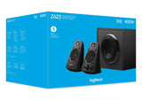 Logitech Z623 THX 2.1 Sistema de Altavoces con Subwoofer, Certificado THX Audio, 400 V de Pico, Graves Potentes, Entradas 3.5 mm/RCA, Enchufe EU, Negro