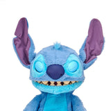 Disney Stitch Puppetronic by Real FX de Lilo & Stitch, Peluche Electrónico de 45 cm, 100+ Combinaciones de Acciones y Sonidos, Juguete Realista con Sensores y Reacciones, 6+ años, Famosa (TTC29000)