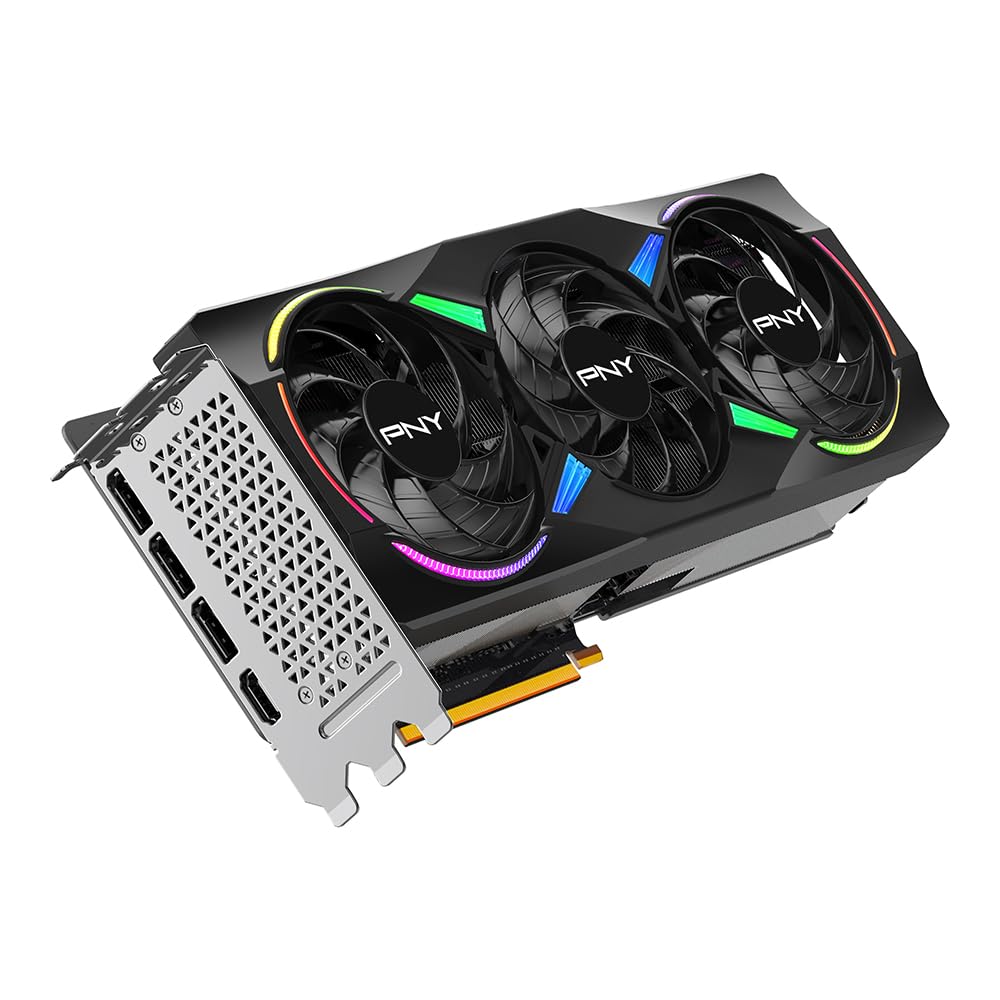 PNY Tarjeta Gráfica GeForce RTX™ 5070Ti 16GB ARGB OC DLSS 4 Triple Ventilador