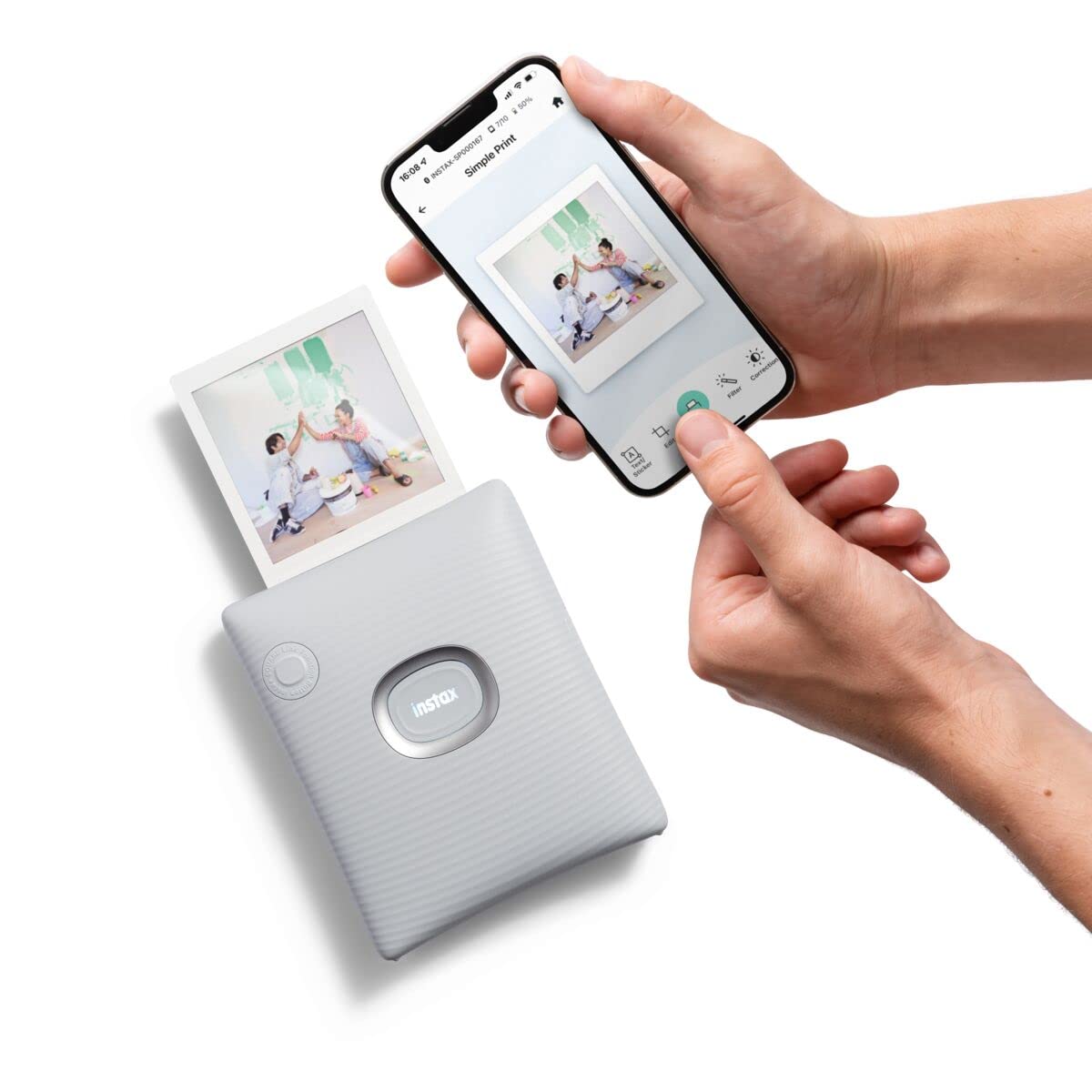 instax Square Link. Impresora para teléfonos, Color Blanco.