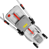IKRA cortacésped eléctrico IERM 2043 T, 2000W, altura de corte 30-75mm, anchura de corte 43cm, incl. cuchilla de repuesto