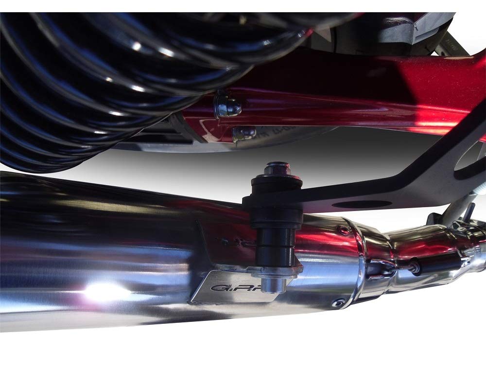 Gpr Italia Gu.55.Vic par terminales omologati y catalizzati con empalme coche moto Guzzi Nevada 750 2008/14 vintacone
