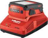 Hilti 2136393 Batería B 22/2.6 de Ion Litio (Compatible con Herramientas de 18V y 22V y Cargadores C4/36. Rápido Tiempo de Carga 35 min. Compacta y Ligera con Carcasa Reforzada Peso: 0.49 kg)