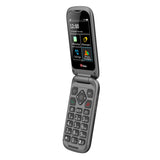TTfone TT970 Whatsapp 4G Pantalla Táctil Teléfono de tapita y Botones Grandes – con Cámara de 8MP y Botón de Asistencia de Emergencia, Compatible con Audífonos y – Fácil y Simple de Usar (Solo)