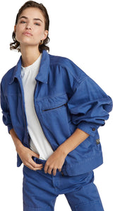 G-STAR Para Mujer Cazadora De Aviador Coach, Azul (faded blue papillon gd patched D24569-D300-G366), S