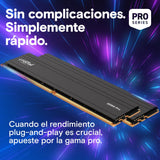 Crucial Pro RAM DDR5 128GB (2x64GB) 5600MHz, Intel XMP 3.0 / AMD Expo, (PC) Memoria RAM DDR5 128GB - CP2K64G56C46U5