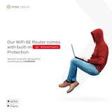 Zyxel Secure Cloud-Managed Router con AXE5400 Tri-Band WiFi Seguridad de Red sin suscripción| Gestionable a través de Nebula App | Cloud Gateway [SCR 50AXE]