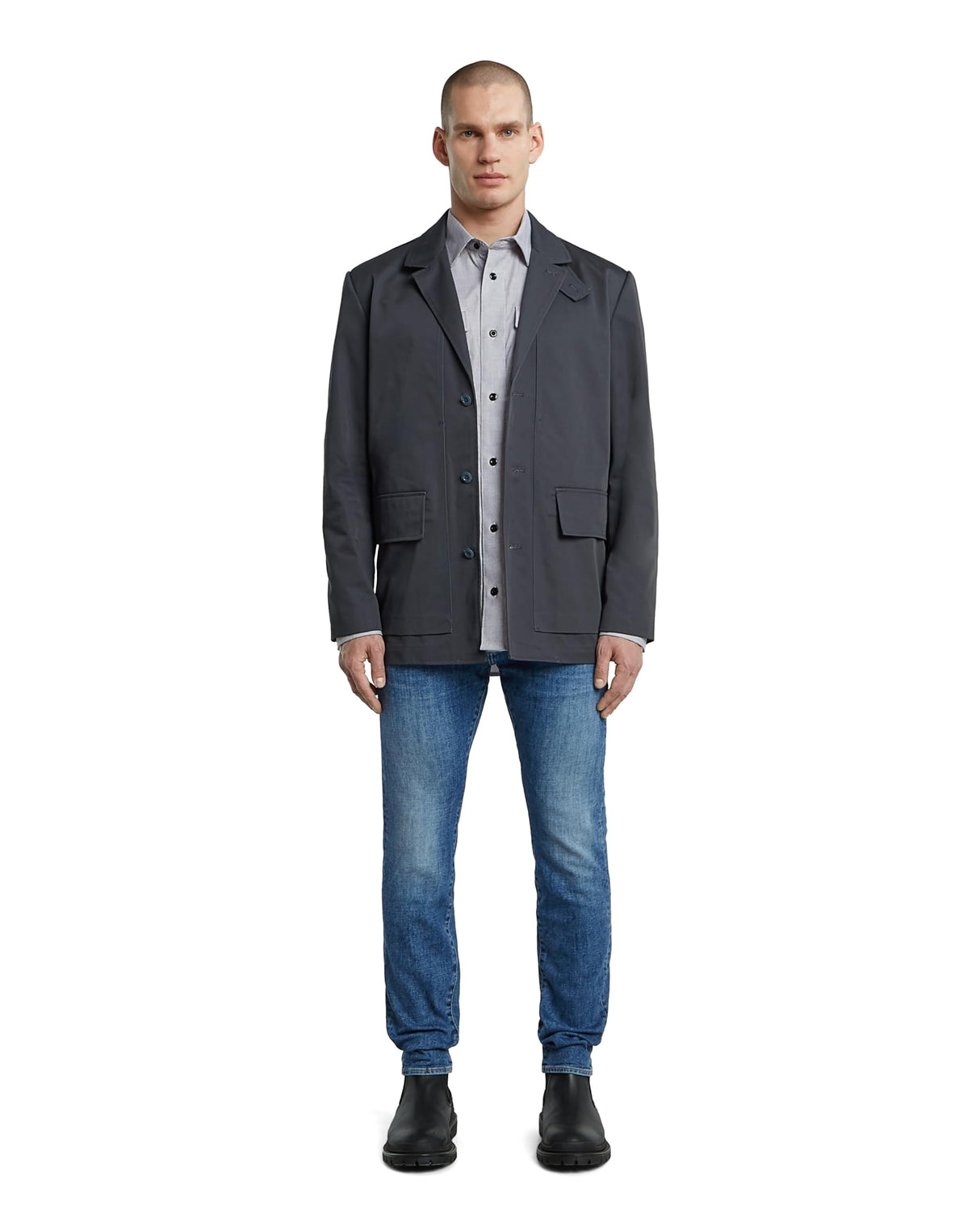 G-STAR 4 Pkt Blazer, Azul (India Ink D26934-e064-h392), XL Hombres