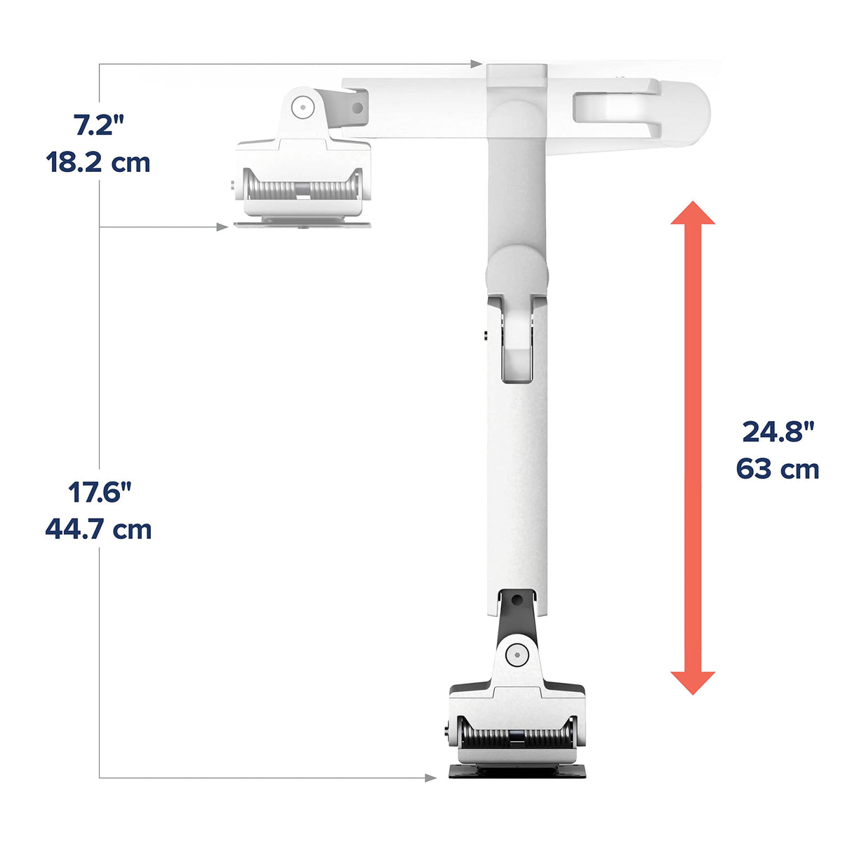 HX Wall Monitor Arm White ACCS