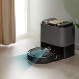 Cecotec Robot Aspirador Autovaciado y Mopas Giratorias Conga 13090 Spin Revolution Home&Wash Essential. 7000Pa, Tecnología Láser, Cepillo de Silicona y Lateral, App, Bluetooth y WiFi 2,4GHz, 5GHz