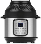 Instant Pot DUO CRISP + Air Fryer 8L, Acero inoxidable - Robot de cocina (11 funciones en 1: olla a presión, sartén, vapor, olla lenta) (140-0042-01-EU)