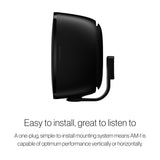 Bowers & Wilkins Altavoz Am-1 Blanco (2 vías, 1.0 Canales, cableado, 46-50000Hz, 8 ohmios, Blanco)