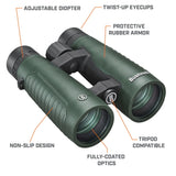 Bushnell - Excursion - 10x42 - Roof Binocular - Waterproof and fogproof Binocular for Everyday Use - Nature Viewing - Outdoor Recreation - Sport Spectating - Boating - 210242BF