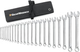GearWrench 81916 12 Pt. Juego de Llaves Combinadas de Patrón Largo, 22 Piezas