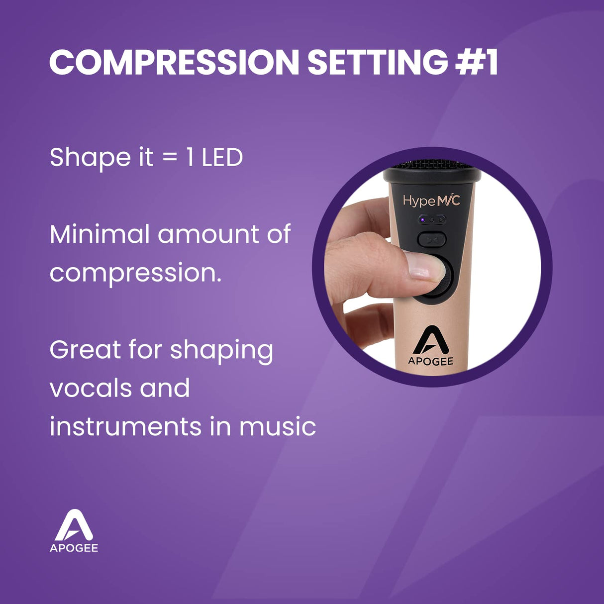Apogee - HypeMIC - Micrófono de condensador USB