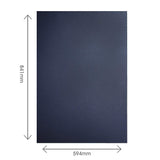 Artway Enviro A1 Cartulina Negra - 50 Hojas de 270gsm Cartulina/Papel Negro Reciclado