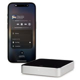 Eve Play – Interfaz de Streaming de Audio para AirPlay, Streaming de Calidad para Sistema Hi-Fi, Compensación de latencia, Tres Salidas de Audio, Apple Home, Ethernet, Wi-Fi