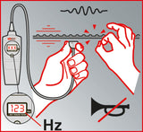 KS Tools 150.3165 Comprobador electrónico de tensión de correas HZ