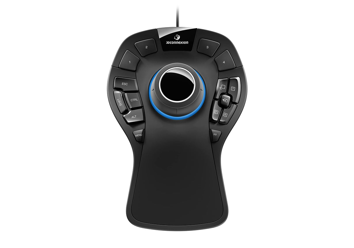 3Dconnexion SpaceMouse Pro (Ratón 3D, con Cable, negro)
