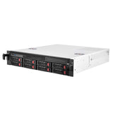Silverstone SST-RM21-308 - Caja de Servidor de Montaje en Rack de 2U Compatible con 8X SAS/SATA y 6 GB/s Mini-SAS SFF-8087