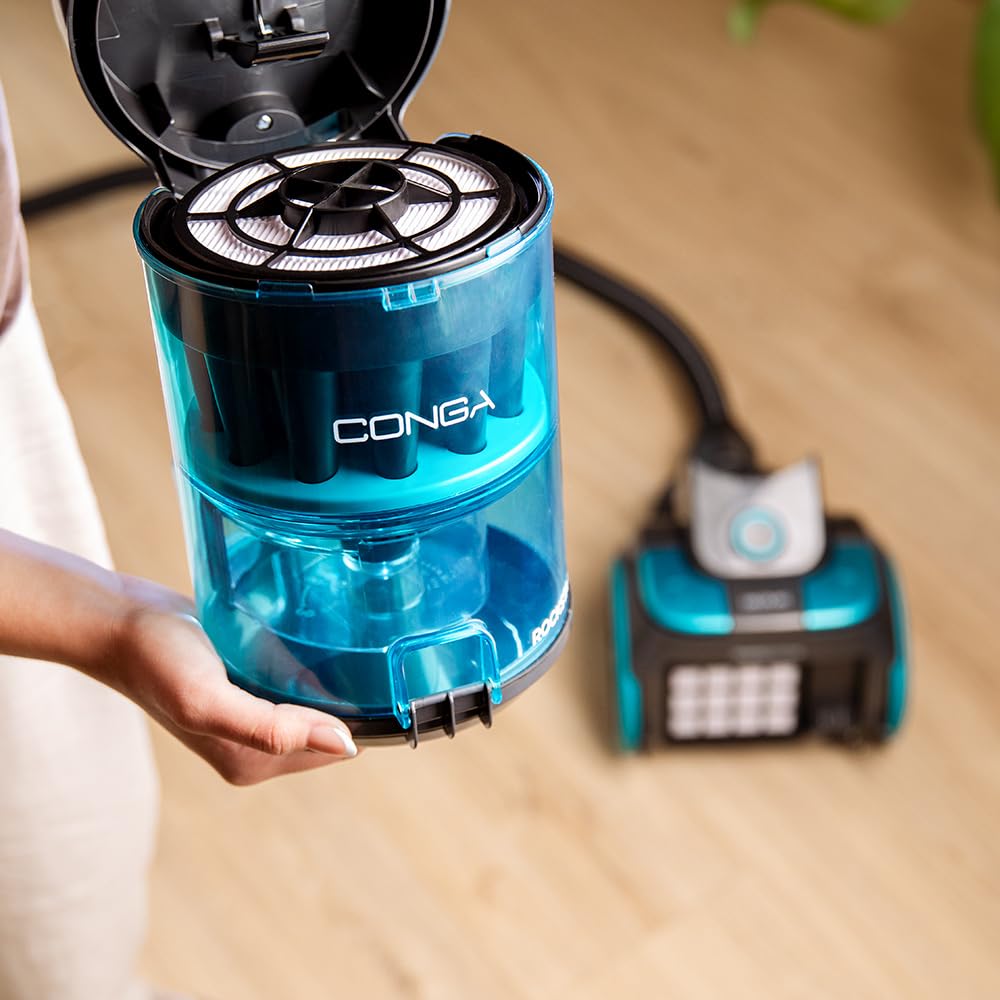 Cecotec Aspiradora con Cable sin Bolsa de Trineo Conga Rockstar Multicyclonic XL PowerStyle. 900W, Multiciclónico sin Bolsas, Regulador de Potencia, Capacidad 3,3L, Doble Filtro HEPA, Tubo Metálico