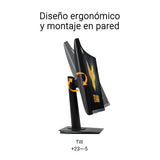ASUS TUF Gaming VG24VQER - Monitor Gaming de 24 Pulgadas, Full HD, Curvo, 180 Hz, ELMB Sync, FreeSync, 1 ms MPRT, DisplayWidget Center