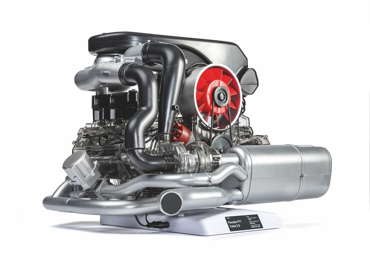 Porsche 911 Turbomotor: Bauen Sie Ihr eigenes 6-Zylinder-Motormodell