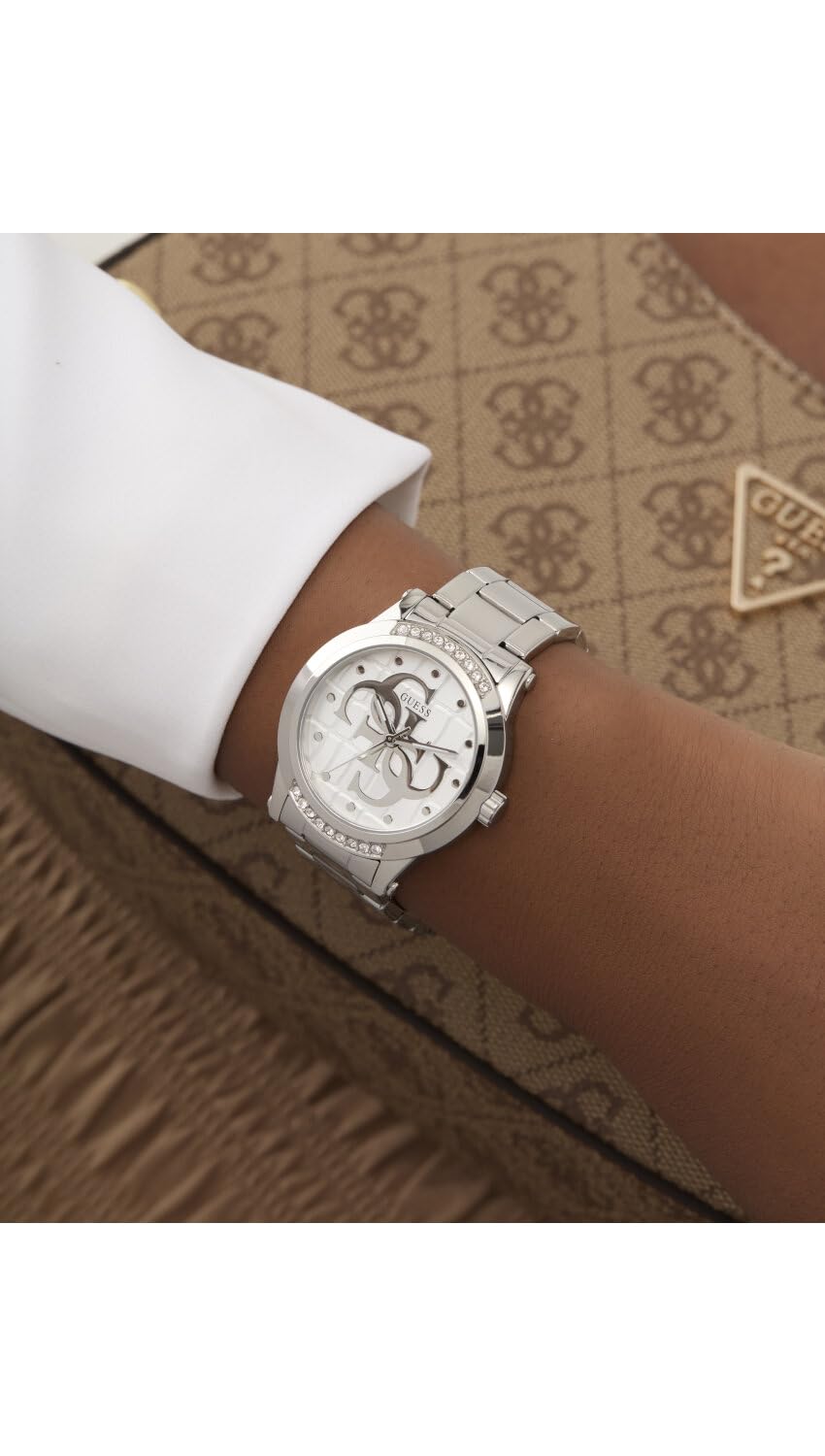 GUESS Watch GW0861L1, Plata, Pulsera