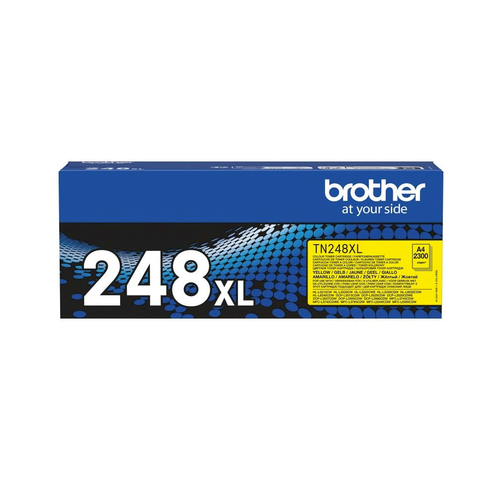 Brother TN248XLY Tóner Amarillo, Duración Estimada: 2.300 páginas según ISO/IEC 19798